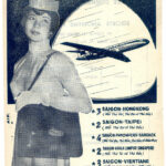 Air Vietnam Ads, Hostess and Caravelle aircraft 