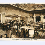 Messageries-Maritimes, Paquebot Paul-Lecat, Diner space, First classe