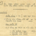 Press Schedule - Inauguration ceremony for the second term of President Ngo Dinh Diem on the 29th april 1961