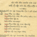 Press Schedule - Inauguration ceremony for the second term of President Ngo Dinh Diem on the 29th april 1961