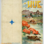 Touristic Leaflet of the city of Hue, Vietnam in the 50s